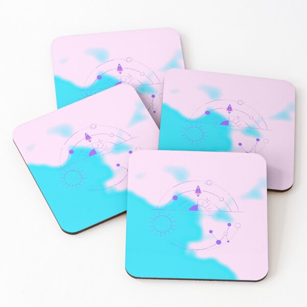 Item preview, Space Blurring Clouds in Pink and Light Blue designed and sold by SpaceTimeSecret.