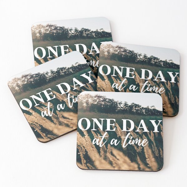 Item preview, One Day At A Time, Self-Love Inspiration Quotes designed and sold by Cool-A1-Designs.
