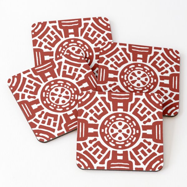 Item preview, Linear Damask Red designed and sold by oppositedge.