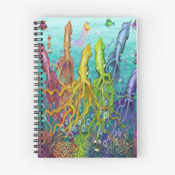 Item preview, Colorful Calamari designed and sold by Kevin Middleton.