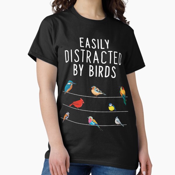 Item preview, Easily Distracted By Birds, Birthday Gift for Bird Lovers, Birdwatcher & Ornithologist designed and sold by MZ-Art.