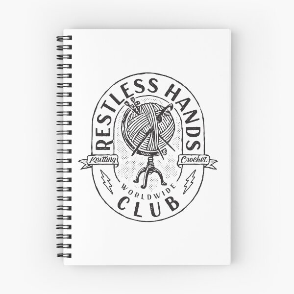 Item preview, Restless Hands Club Black designed and sold by martin-up-north.