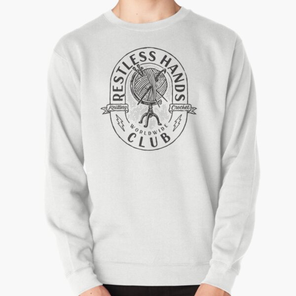 Item preview, Restless Hands Club Black designed and sold by martin-up-north.