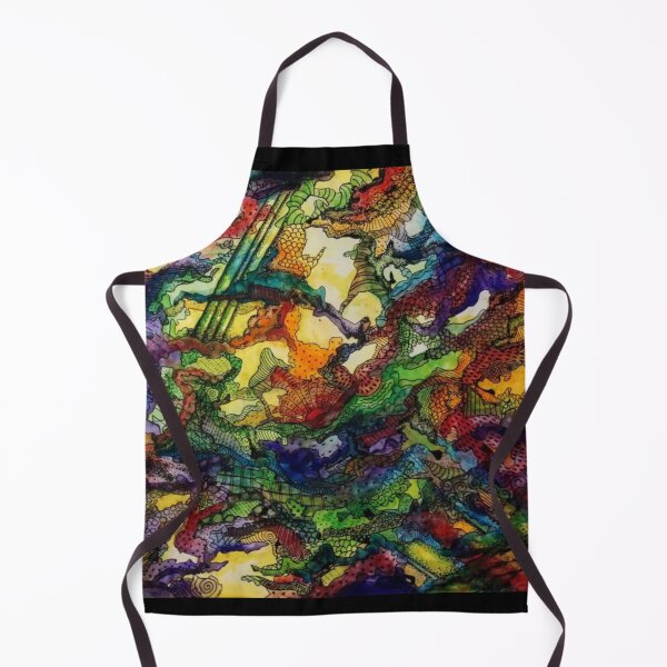 Item preview, Chaotic Color Watercolor Painting designed and sold by sternauticals.