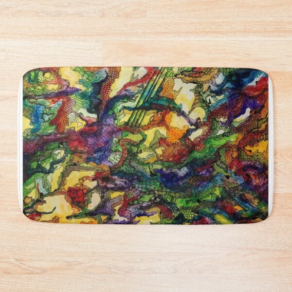 Item preview, Chaotic Color Watercolor Painting designed and sold by sternauticals.