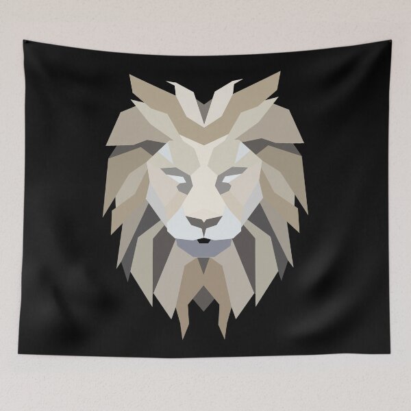 Item preview, Polygonal Lion - Animal Designs designed and sold by SeventhGate.