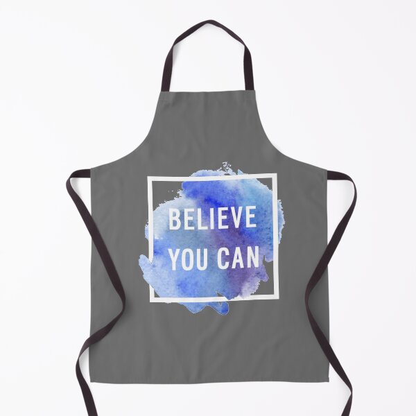 Item preview, Motivational Abstract Design - Believe You Can - Today White Hand Written with Blue Purple Watercolor Colored Background designed and sold by WearWolfDesigns.