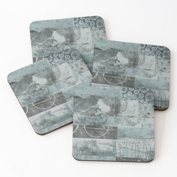 Item preview, A Collage of Abstract Mono Prints designed and sold by mewinkart.