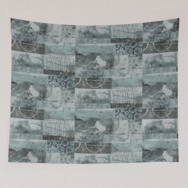 Item preview, A Collage of Abstract Mono Prints designed and sold by mewinkart.