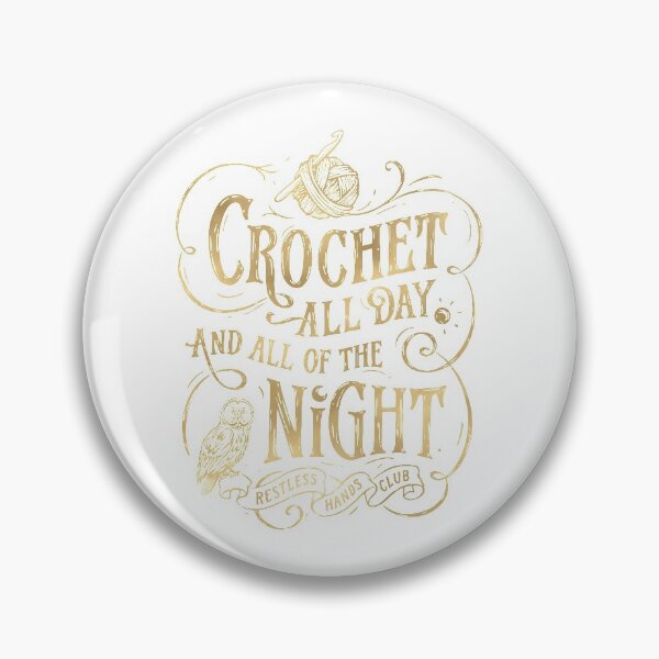 Item preview, Crochet all day and all of the night Gold designed and sold by martin-up-north.