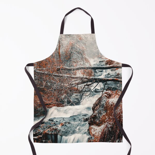 Item preview, First snow in autumn near mountain river designed and sold by Sharitka.