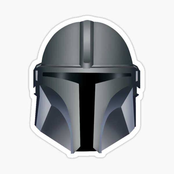 Mando Helmet Sticker