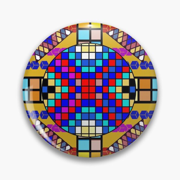 Item preview, Circle surrounded by four triangles b. designed and sold by CubismArtist.
