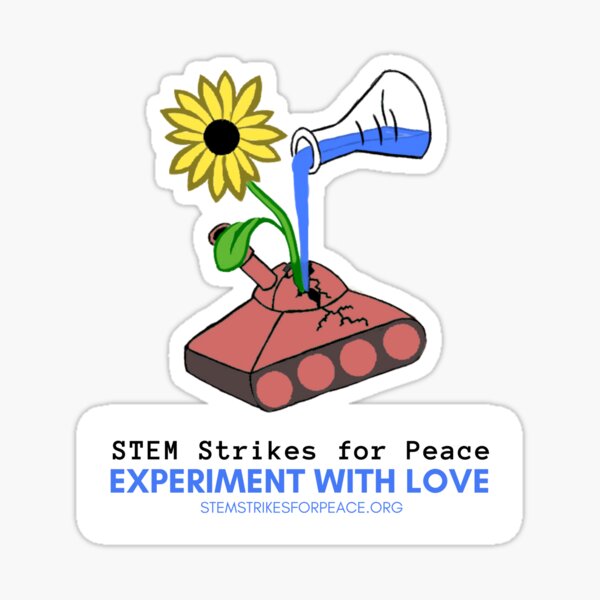 STEM Strikes for Peace Sticker