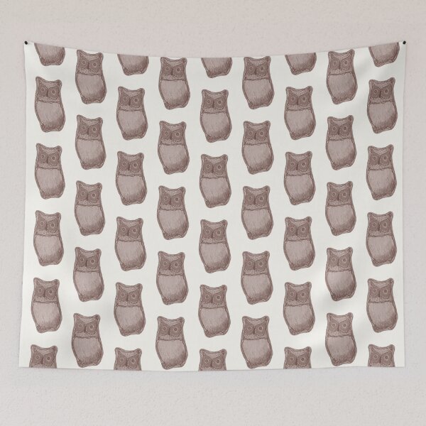 Item preview, Owl (sepia) designed and sold by MentaLee.