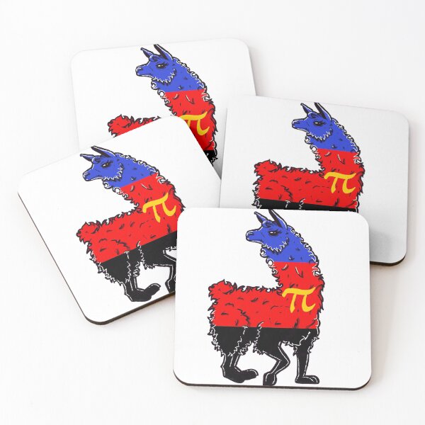 Item preview, Poly Pride Flag Llama designed and sold by oddlybigbear.