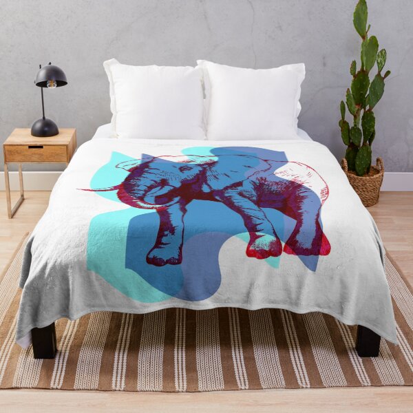 Item preview, Cool Animal - Psychedelic Elephant - Red designed and sold by crazycollective.