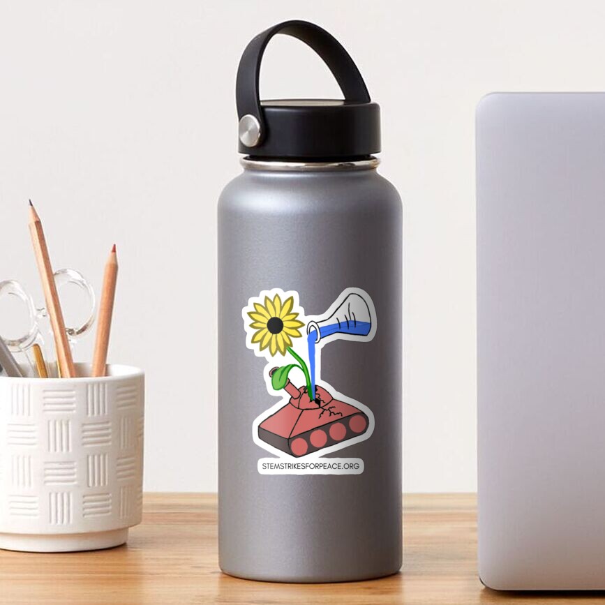 STEM Strikes for Peace Logo Sticker