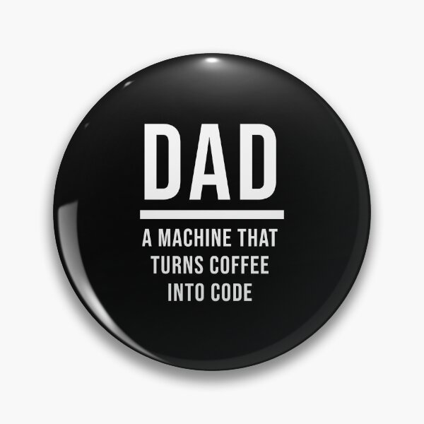 Artikelvorschau, Papa: Eine Maschine, die Kaffee in Code verwandelt (Schwarz) entworfen und verkauft von quoteedesigns.
