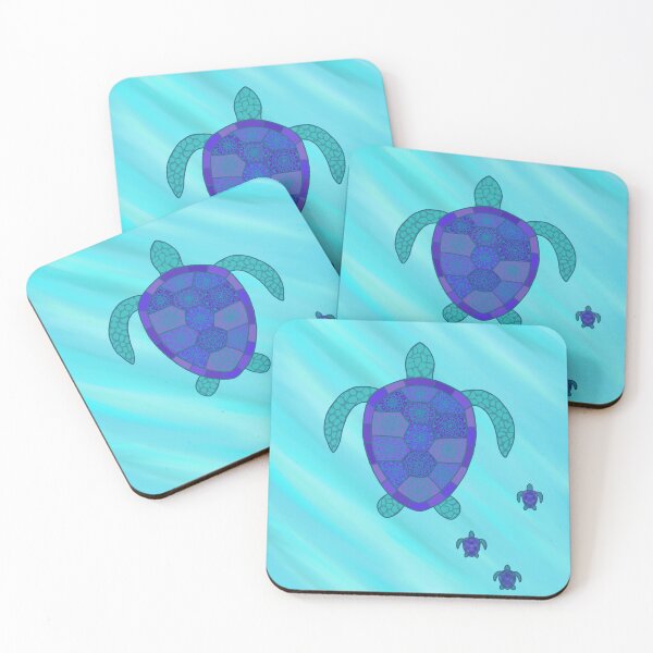 Item preview, Swimming Sea Turtles designed and sold by Pudgy-Budgie.