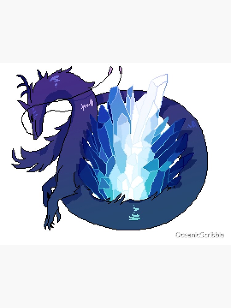 Thumbnail 2 of 2, Art Board Print, Stargender Flag LGBT Pride Dragon (Requested) designed and sold by OceanicScribble.
