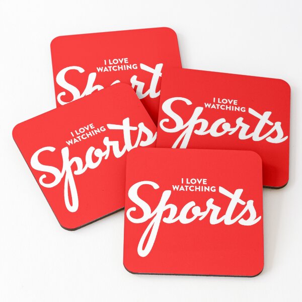Item preview, "I love watching sports" statement designed and sold by TrueType.