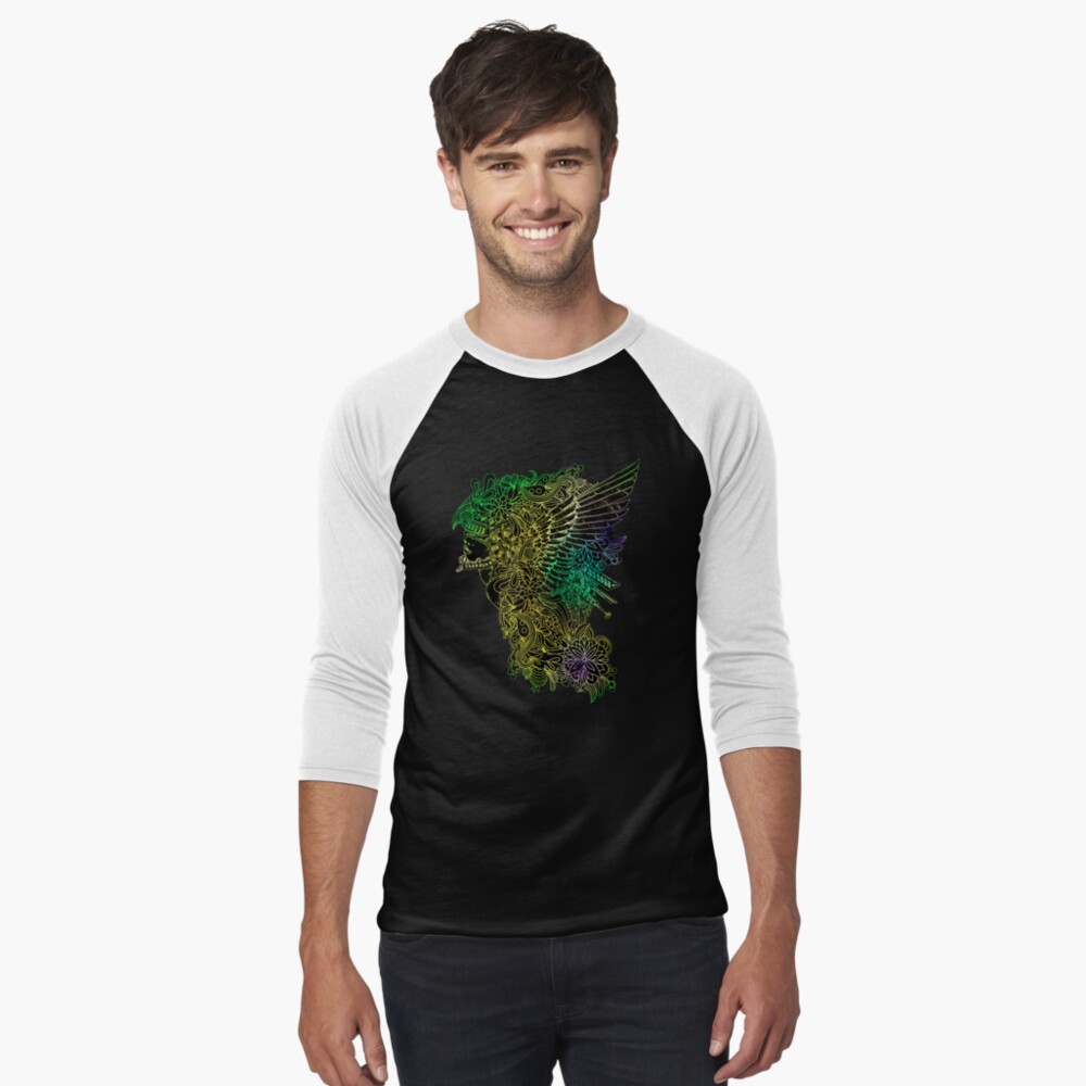 Item preview, Baseball ¾ Sleeve T-Shirt designed and sold by artherapieca.
