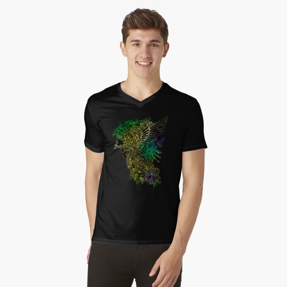 Item preview, V-Neck T-Shirt designed and sold by artherapieca.