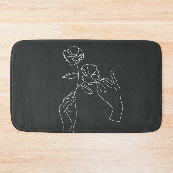 Item preview, Hand and Flower Line Art designed and sold by WhatsaJP.