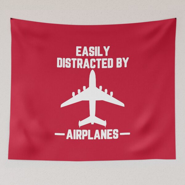 Item preview, Easily Distracted By Airplanes #2 designed and sold by SalahBlt.