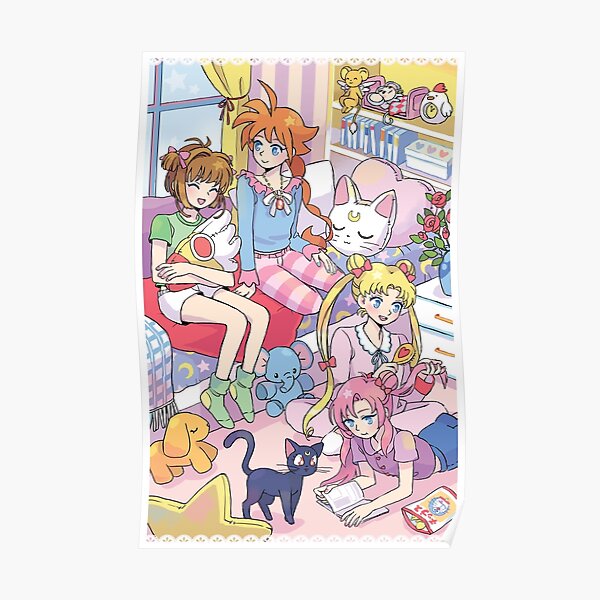 Magical Girls Sleepover Poster