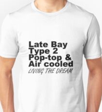 Late Bay Pop Type 2 Pop Top Black LTD Unisex T-Shirt