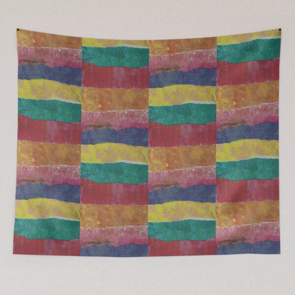 Item preview, A Collage of Abstract Mono Prints designed and sold by mewinkart.