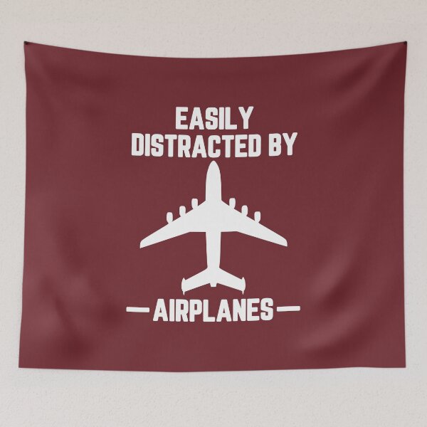 Item preview, Easily Distracted By Airplanes #3 designed and sold by SalahBlt.