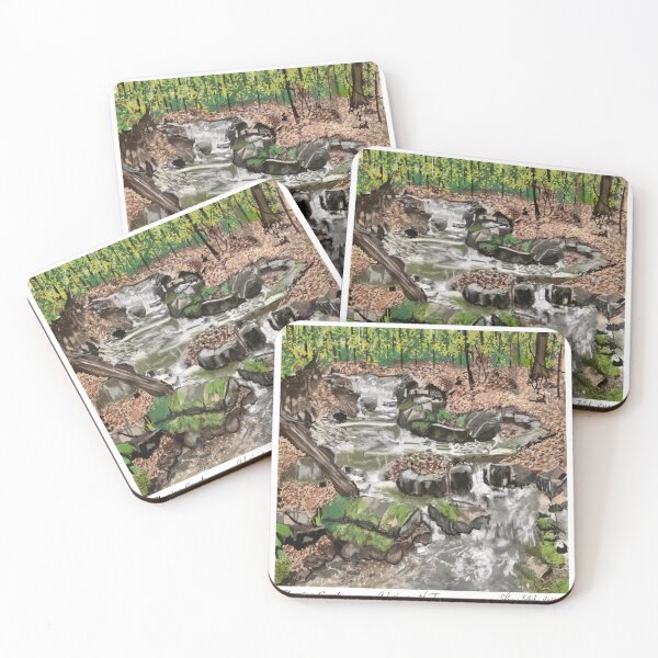 Flowing Creek Coasters (Set of 4)