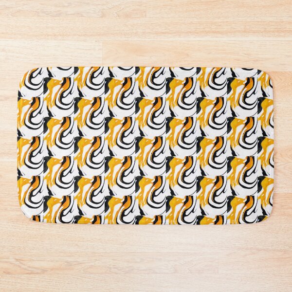 Item preview, Abstract Art Tiger stripes Gold Black Pattern Design designed and sold by luvvvvvit.
