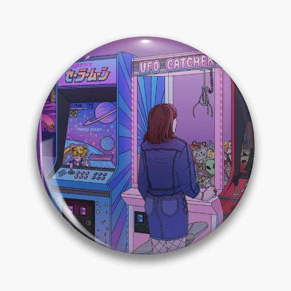 Item preview, Girl at a retro game arcade designed and sold by Sunflow3r.