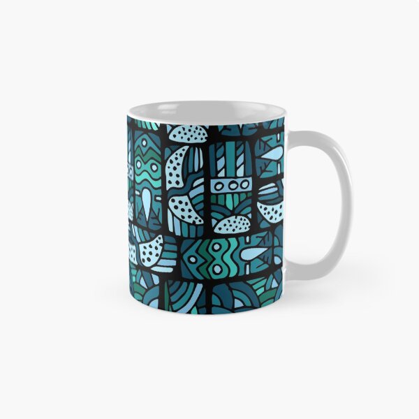 Item preview, Ethnic blue pattern designed and sold by JuliaBadeeva.