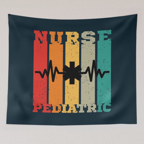 Item preview, Pediatric Nurse Vintage Rainbow designed and sold by DebbisPalette.