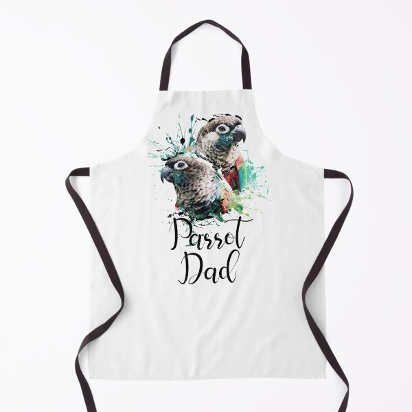 Item preview, Color Splatter Crimson Bellied Conure Parakeet Parrot Dad White designed and sold by Alienphysique.