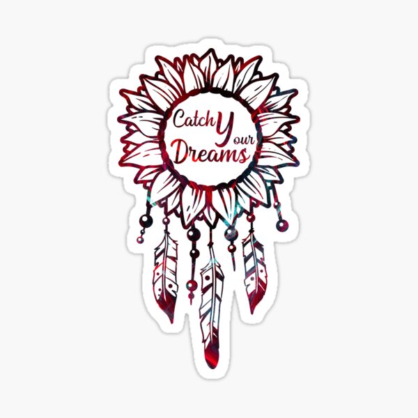 Sunflower Dream Catcher Stickers Redbubble