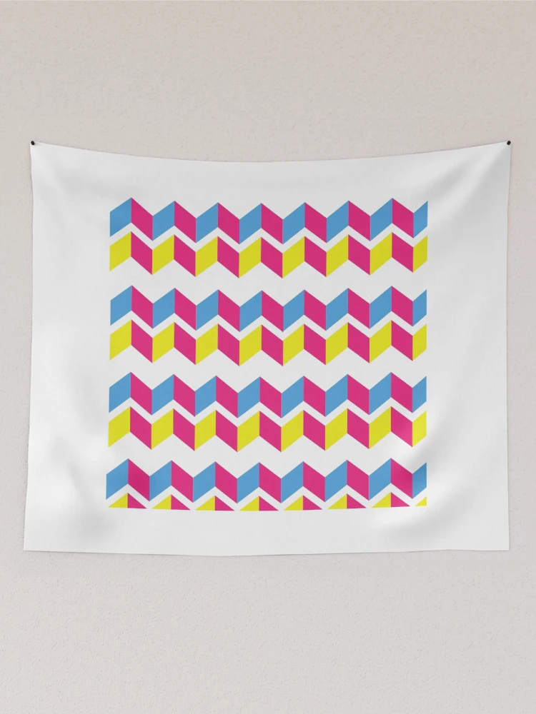 Thumbnail 2 of 3, Tapestry, Symmetrical Triangle Pattern designed and sold by PeacePrint.