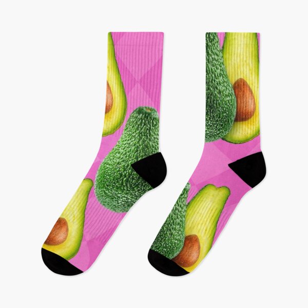 Item preview, Green avocado on an amazing pink fond designed and sold by Mariocii.