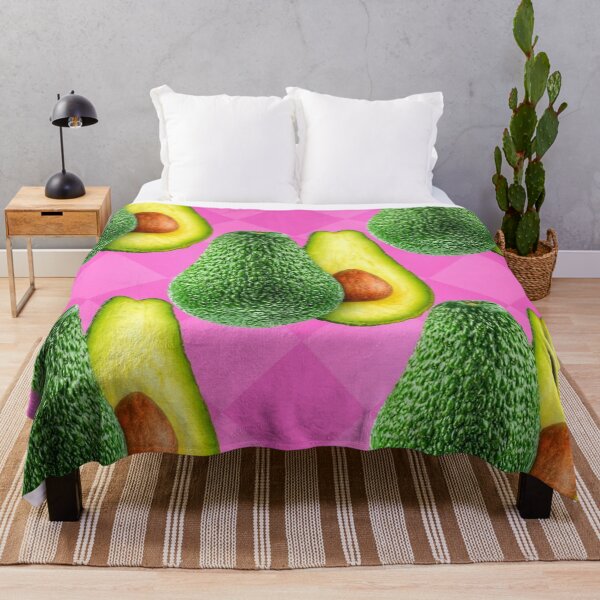 Item preview, Green avocado on an amazing pink fond designed and sold by Mariocii.