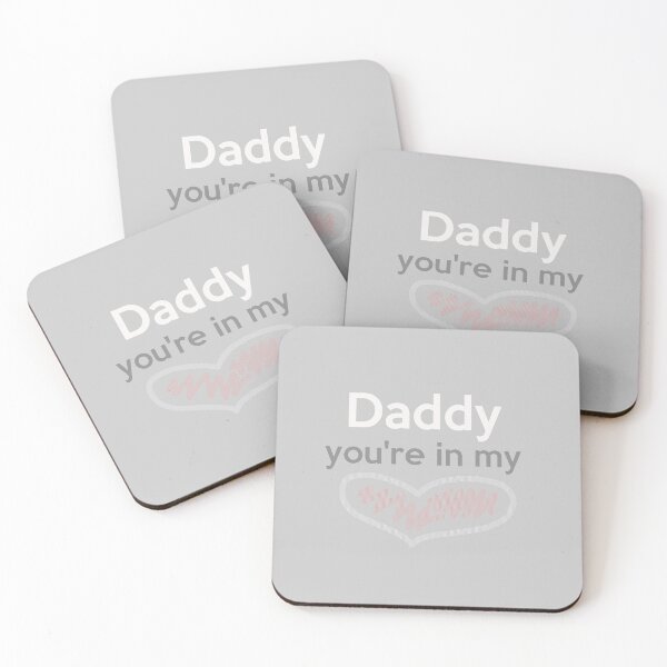 Item preview, Daddy you're in my heart designed and sold by AHMTheBeesTees.