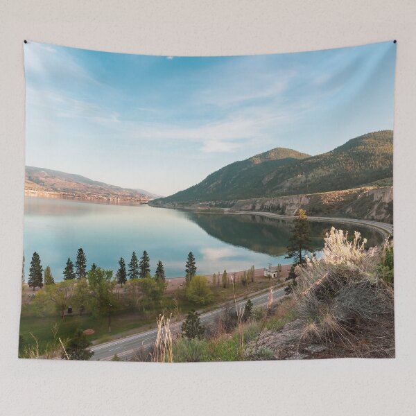 Item preview, Okanagan Lake and Mountains View in Summerland designed and sold by Amy Mitchell.