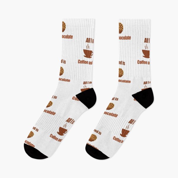 Item preview, All I Need is Coffee and Chocolate  designed and sold by Yasmine khalifa.