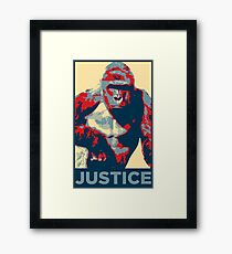 Lámina enmarcada Harambe: Justicia