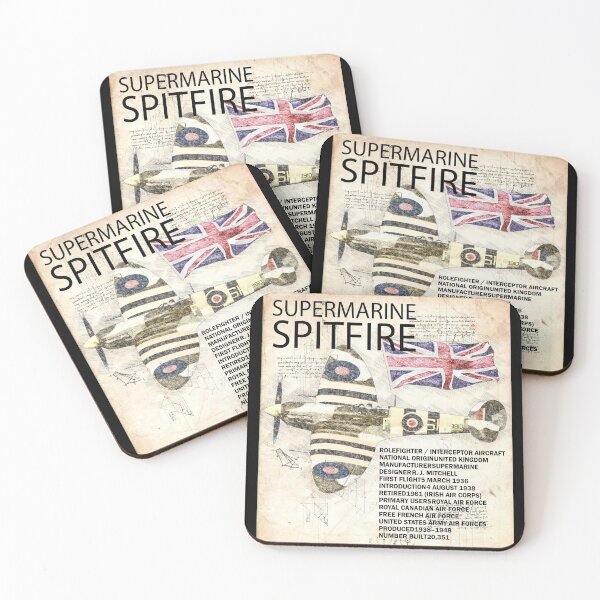 Item preview, Spitfire Fighter  Aircraft RAF Plane WW2 Aeroplane designed and sold by DigitalBadger.