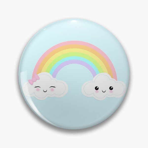 Item preview, Rainbow and happy clouds designed and sold by ArteAnnie.